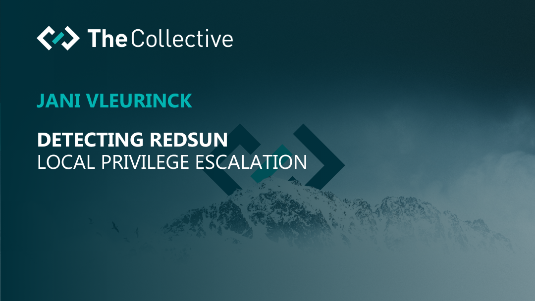Detecting RedSun Local Privilege Escalation